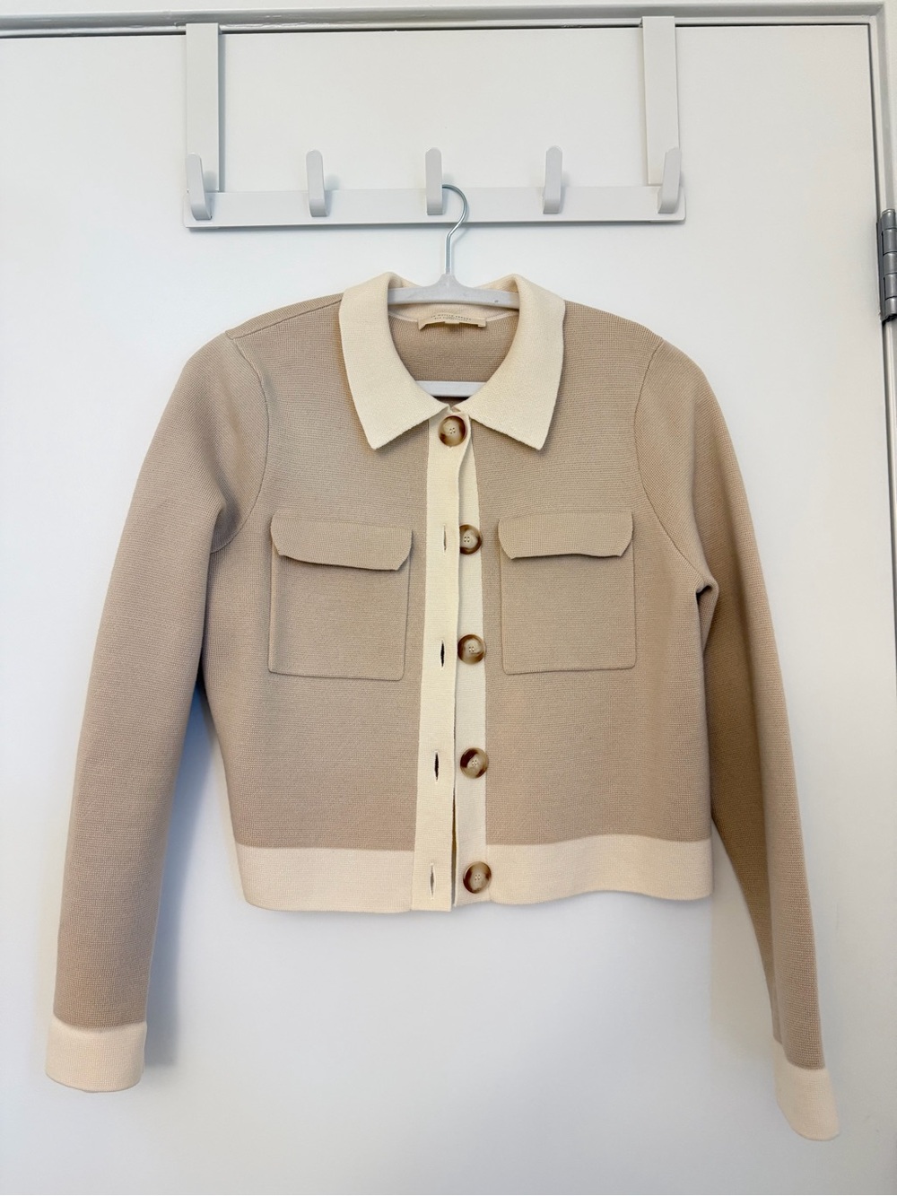 Sezane Betty Carigan Beige size Xs
